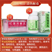 360 таблеток x 2 коробки + 2 коробки таблеток Tongrentang Zhibai Dihuang [очищение тепла и детоксикация]