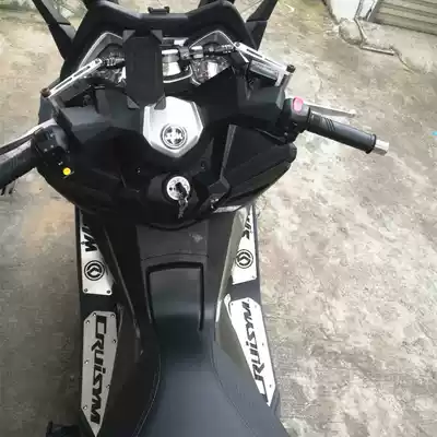 Sanyang Cruising 300 modified foot non-slip foot pad Stainless steel foot pad Stainless steel pedal side support pad