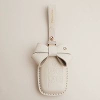 Land Rover, ключница с бантиком, из натуральной кожи