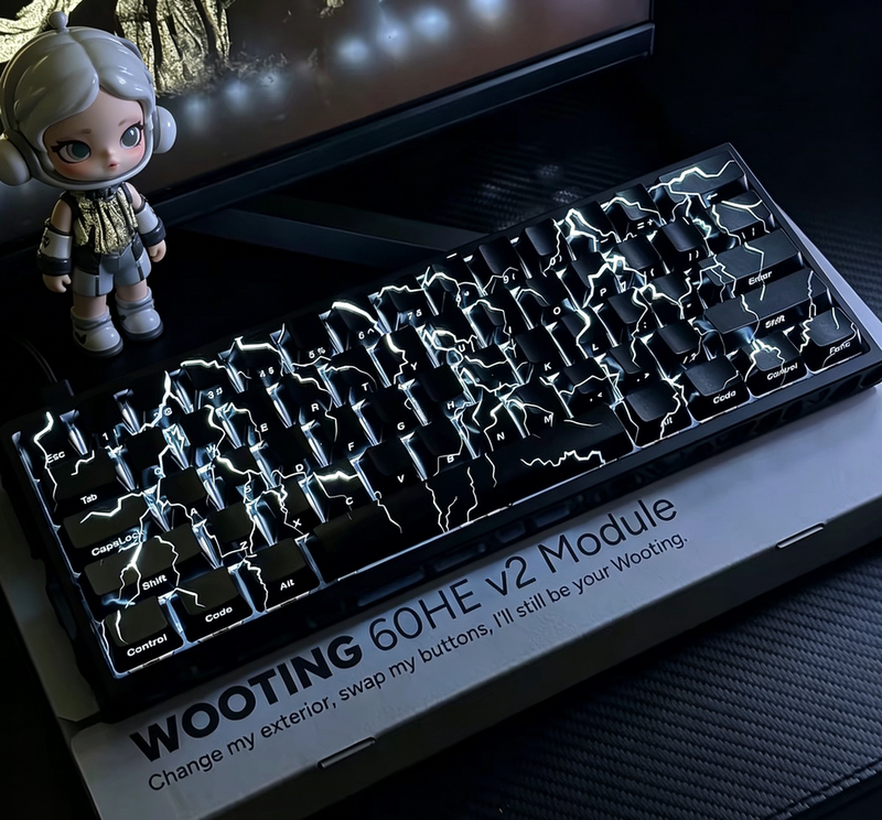 Brand New Genuine Wooting60Hev2 Fully Modified Keyboard Series with Top-Of-The-Line Magnetic Switches Brand New Genuine Wooting60Hev2 Fully Modified Keyboard Series with Top-Of-The-Line Magnetic Switches