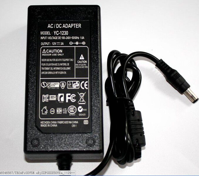 General Dreamer LCD monitor MJ2216WDC12V2 5A3A power cord adapter charger