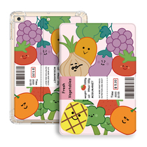 2020 new iPad triple fold with pen slot pro11 protective sleeve 10 5 inch 10 2 sixth seventh generation Apple 9 7 tablet 6 computer air3 cartoon 7th2019m