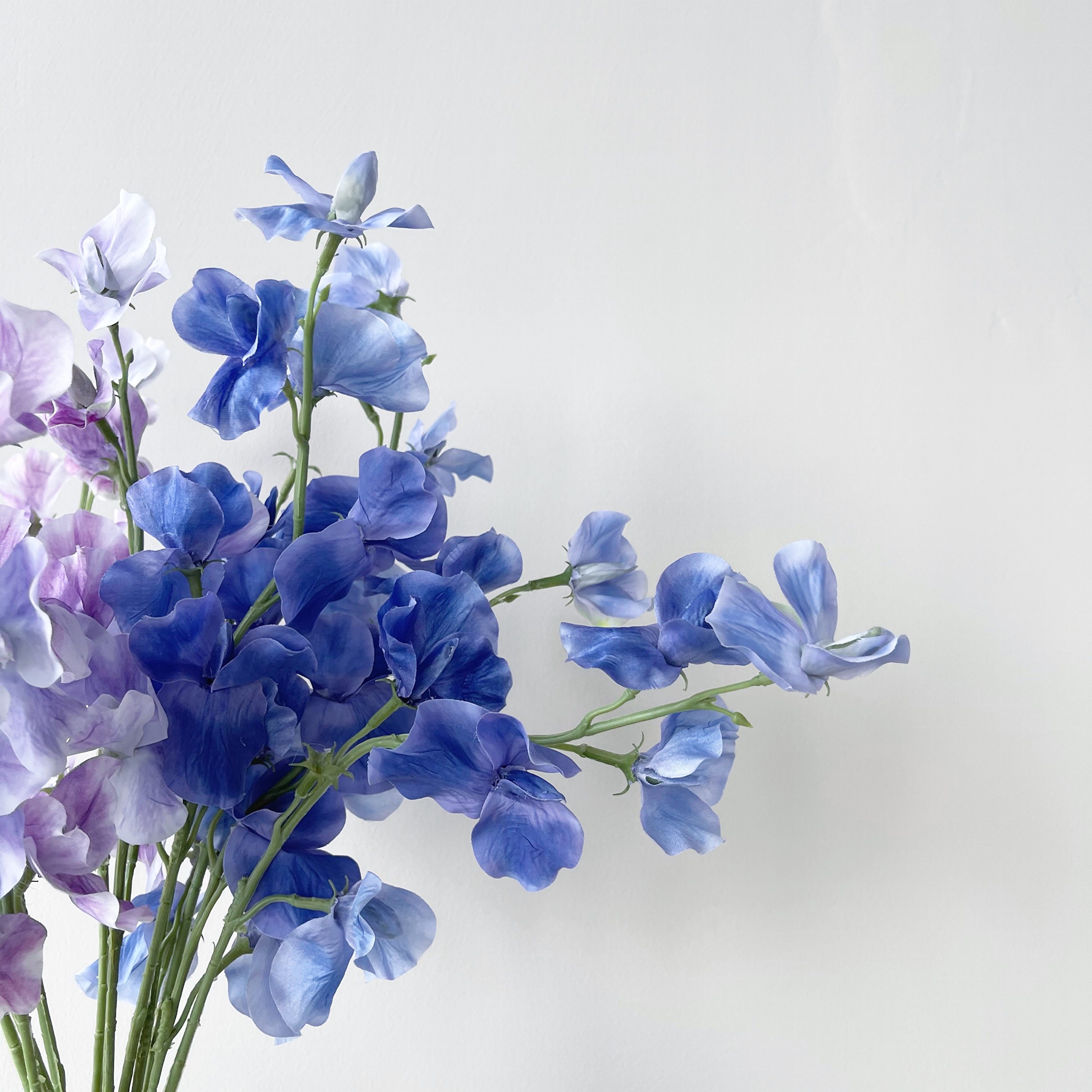 JUNJUN artificial flower sweet pea high-quality form super realistic natural system ins wind living room decorative flower