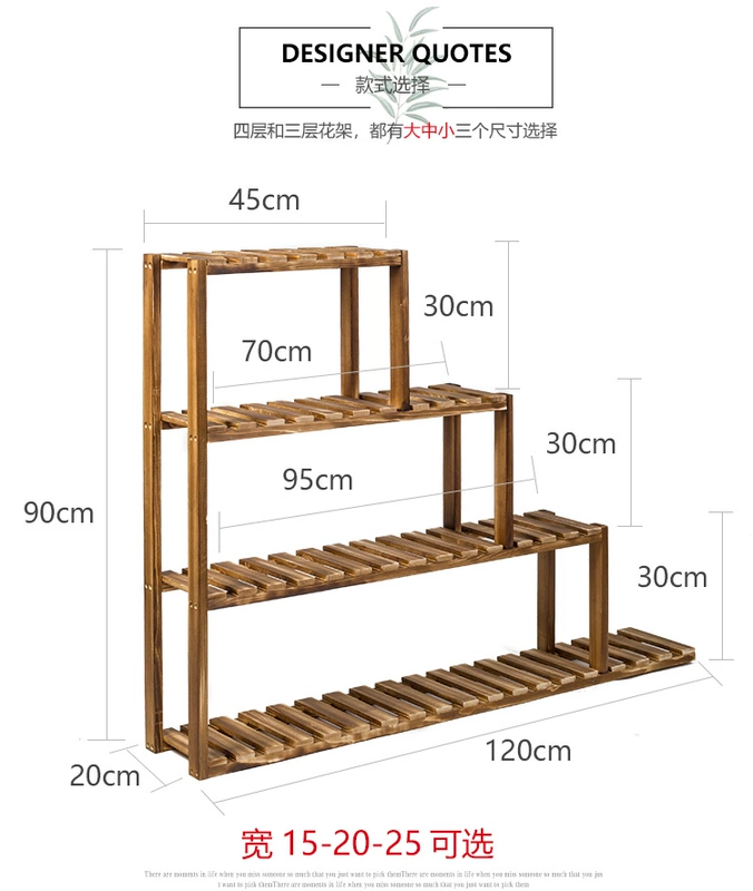 Bệ cửa sổ tùy chỉnh 
            giá đỡ hoa bằng gỗ nguyên khối ban công phòng khách thang trong nhà cửa sổ lồi Giá đỡ hoa mọng nước giá để chậu hoa nhiều lớp trên sàn kệ gỗ trang trí ban công