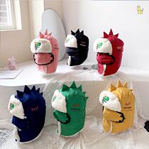 Childrens cycling Hood winter boys and girls plus velvet thickened warm wind and cold ear protection face guard Lei Feng hat
