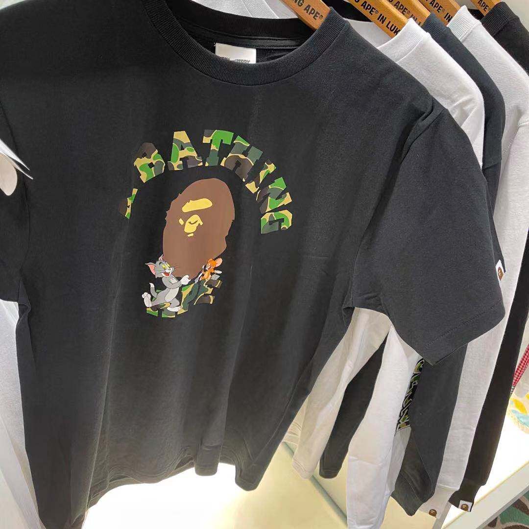 (Domestic Spot) Snow State Sauce Bape Cat and Mouse joint Ape Head Short Sleeve T-shirt 3 13