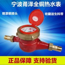 Ningbo Yongze rotor type wet hot water meter Household tap water hot water rental room dormitory water meter 4 points 6 points 15