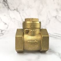 Yuhuan Yinli Brass check valve Check valve Rubber seal single valve Check valve Water pipe anti-backflow valve