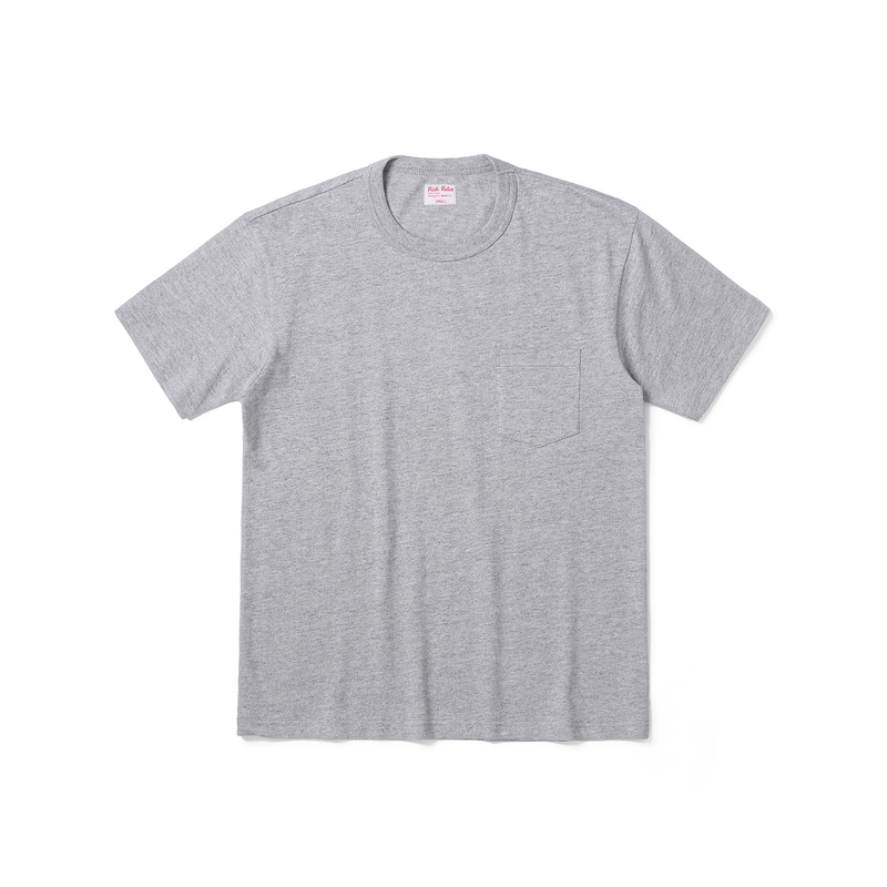 Riskrider 1940S All-Cotton Pocket Short-Sleeve Tee Egyptian Long-Staple Cotton Giza86 R2078-A