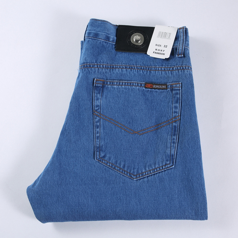 Official Genuine Apple Jeans for Men, Spring and Summer Cotton, Thin and Thick Styles, Straight-Leg, Loose, Casual, Wrinkle-Resistant, Long Pants