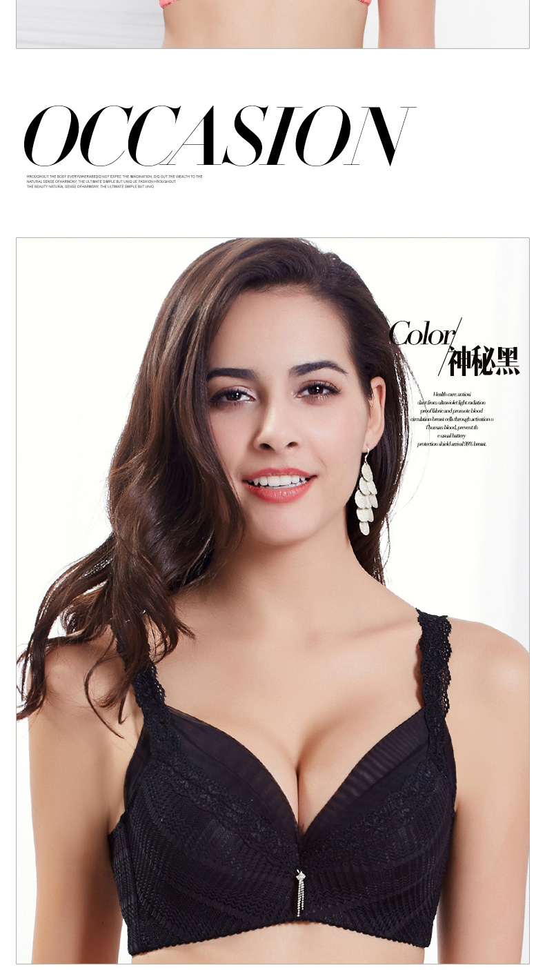 Golden Crown Lady Bra Điều chỉnh Lượm khuôn trung bình B Cup với vòng thép Đồ lót Phụ nữ rập khuôn Sexy Bra 3036 áo lót 2 dây