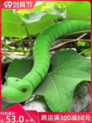 Remote control snake shake sound toy whole person creative spoof horror simulation water snake scary artifact really snake will move