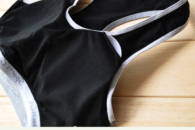 Phần mỏng thể thao cô gái đồ lót vest loại sinh viên cotton áo ngực đa năng thời kỳ phát triển mà không vành nhộn nhịp đồ lót nữ hàng hiệu