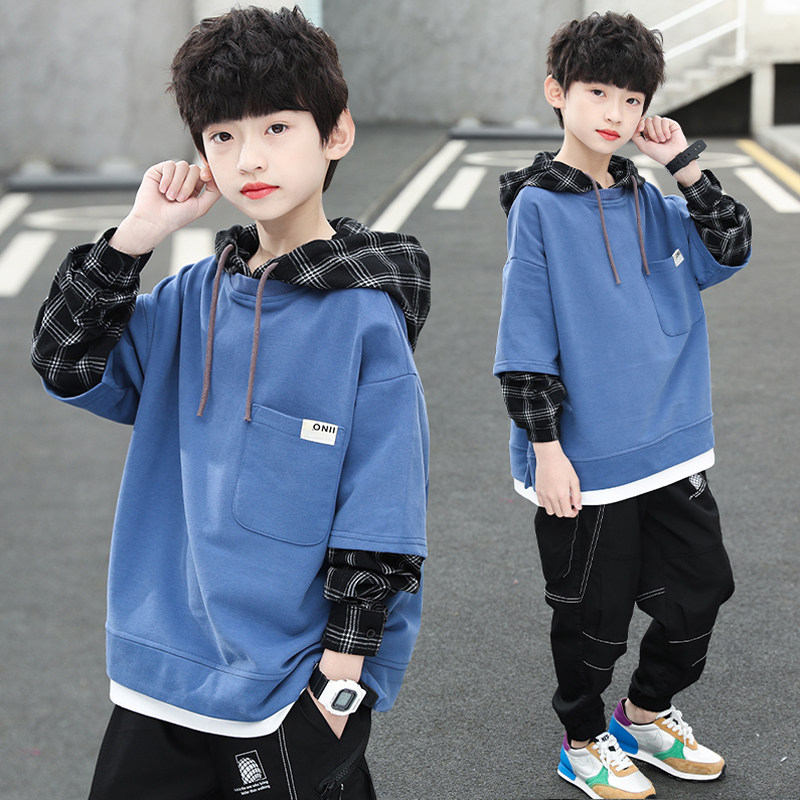 Boomer Boy Autumn Clothing 2022 The new handsome Leisure CUHK Tong Chun Autumn Ji Han's version of the Korean version with a hat blouse