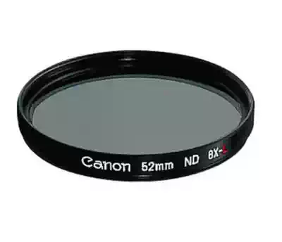Canon LENS ACCESSORY 52MM MEDIUM DENSITY FILTER ND-8L MEDIUM GRAY MIRROR 52 DIMMING ND 8L ORIGINAL