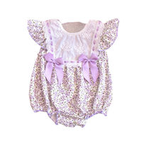 Baby clothes Summer thin Newborn Daughter Conjoined Clothing Full Moon Princess Buns Bag Fart Summer Short Sleeve Climbing Clothes