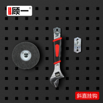 Cave plate adhesive hook oblique straight adhesive hook tool adhesive hook display rack adhesive hook material rack hardware tool rack tool hanging board