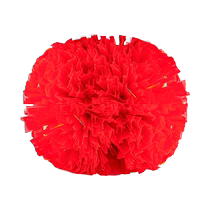 Flower ball cheerleaders holding flowers in sports games competition professional colorful balls hand-waving flowers cheerleading dance performance cheering yellow