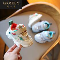 GicCarson Student Shoes Boy Fall Shoes 01 year old childrens shoes soft soles anti-slip breathable infant shoes xf0308