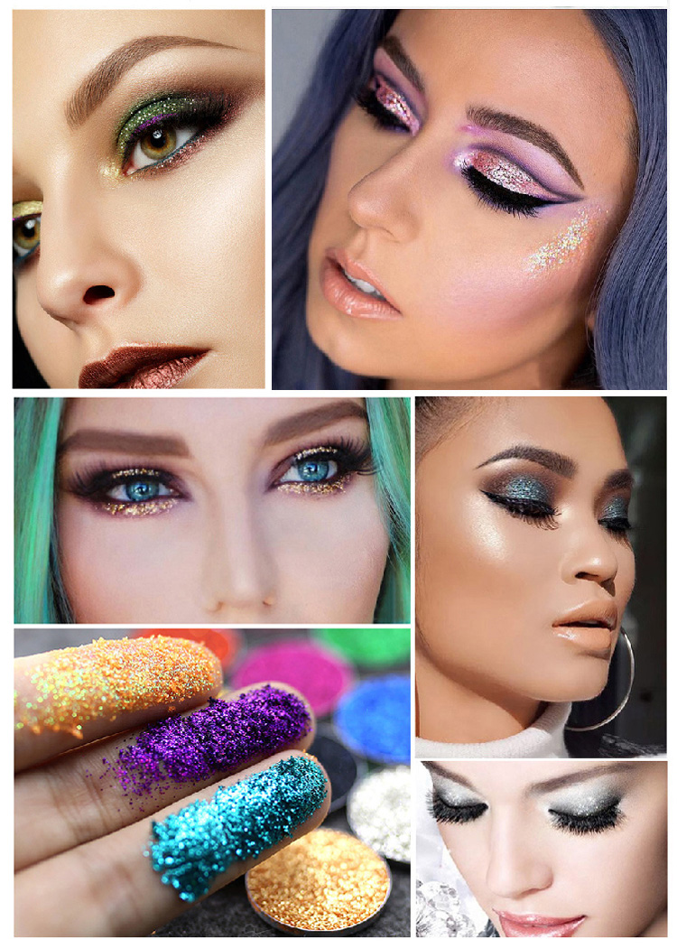 Khiêu vũ của trẻ em bảng thực hiện trang điểm mắt dán góc sequins dán trang điểm long lanh mảnh sáng bột gel kem bóng mắt bảng mắt missha