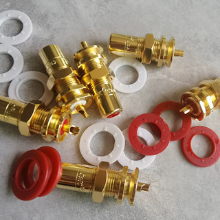 Pure copper gold-plated cmc 816-u rca signal socket amplifier audio lotus socket audio line motherboard