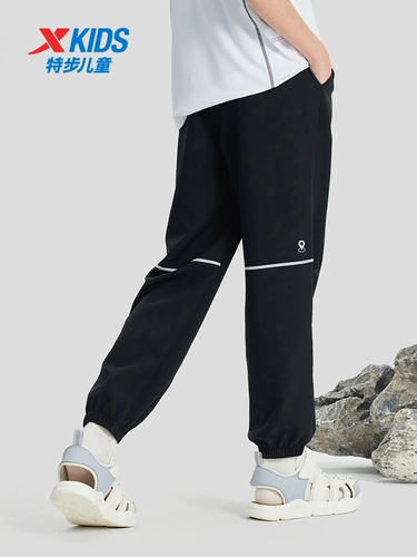 Xtep, детские летние штаны для мальчиков, дорожные дышащие леггинсы