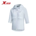 Áo khoác thể thao nữ Xtep 2019 mùa thu mới năm điểm tay áo thoải mái chạy thể dục đào tạo phong cách triều đại áo gió một lớp - Áo gió thể thao Áo gió thể thao