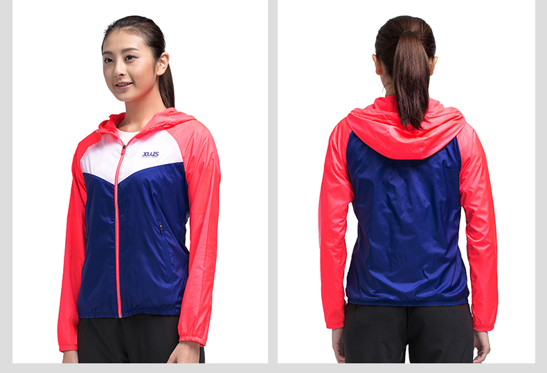 Áo khoác thể thao Xtep nữ mùa thu đôi áo gió với đơn giản nhẹ chạy mũ trùm đầu thể thao áo gió đôi áo gió nike