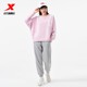 Xtep sweatshirt ແມ່ຍິງຕົວຫນັງສືຂະຫນາດໃຫຍ່ແບບສະບາຍໆ trendy round neck top loose sports pullover 978328920100