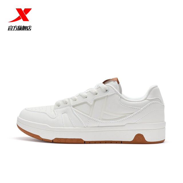 Xtep maxx-lite sneakers 2024 summer ໃຫມ່ຄູ່ຜົວເມຍສີຂາວເກີບຜູ້ຊາຍເກີບກິລາ versatile ເກີບແມ່ຍິງ