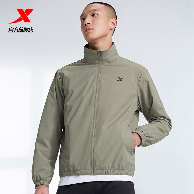 Xtep coat men's autumn new men's outdoor top simple sportswear stand