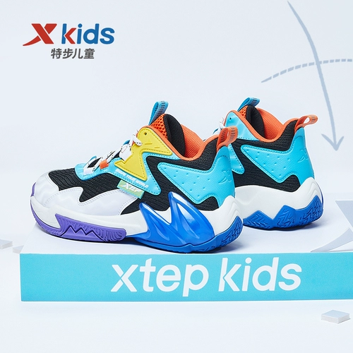 Xtep, детская осенняя летняя баскетбольная форма для мальчиков, дышащая износостойкая спортивная обувь, подходит для подростков