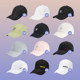 Xtep Sports Hats for Men and Women New Genuine Peaked Caps for Women Couples Fashion Hats Women's Visor Black Trendy Baseball Caps