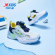 ເກີບເດັກນ້ອຍຊາຍ Xtep 2024 ພາກຮຽນ spring ແລະ summer ໃຫມ່ຕາຫນ່າງ breathable ເກີບກິລາເດັກນ້ອຍ sandals ເກີບກອບເກີບແລ່ນ