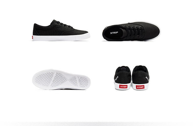Giày vải nam Xtep 2019 hè mới giày thông thường giày vải trắng thời trang giày nam giày thể thao - Plimsolls giày thể thao nữ chính hãng