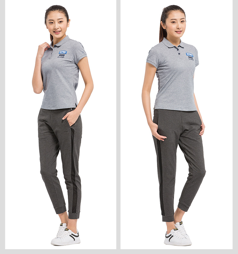 Áo thun thể thao nữ Xtep 2017 xuân hè mới Áo sơ mi POLO thoải mái thoáng khí chạy tay ngắn 983228020988 áo polo kẻ ngang
