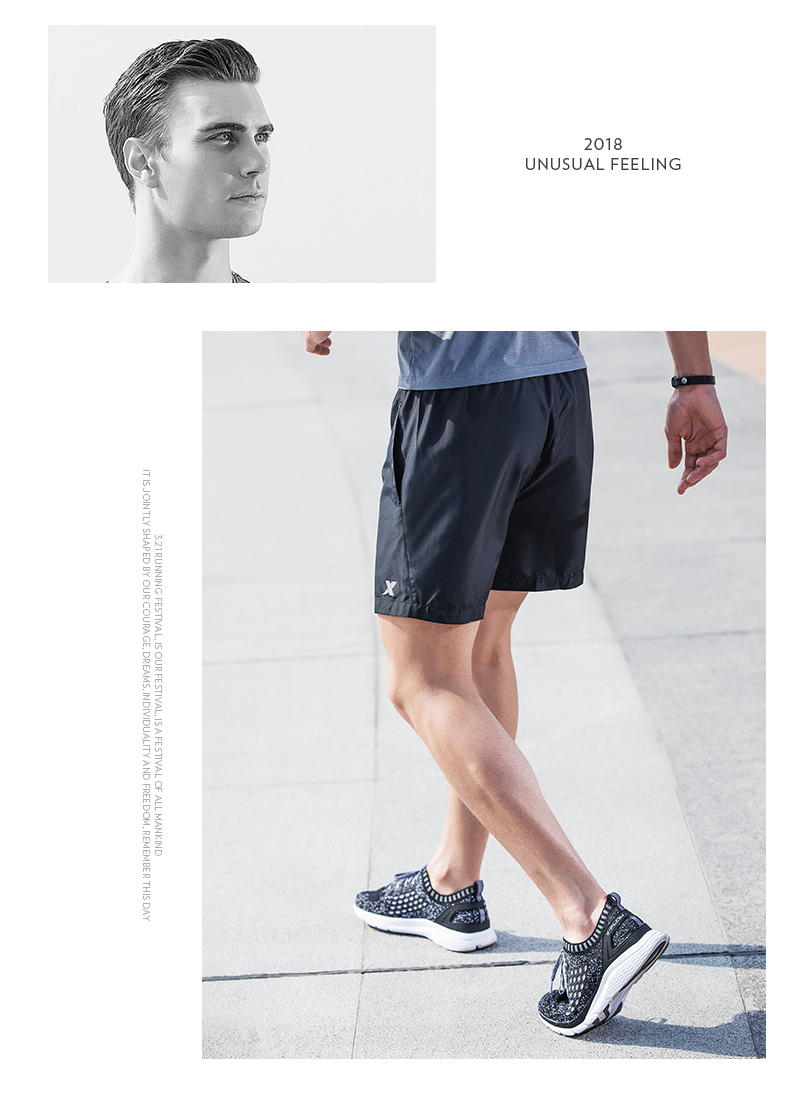 [3 miếng 99 nhân dân tệ] đặc biệt bước thể thao quần short nam quần short nam phần mỏng 2018 mùa hè thể thao mới quần quần của nam giới quần thể dục 3 sọc