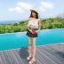 Áo tắm nữ bảo thủ chia đôi ngực nhỏ hai mảnh thu thập dễ thương kiểu váy bụng giảm béo Hàn Quốc nhỏ tươi - Bộ đồ bơi hai mảnh bikini 2 mảnh nữ Bộ đồ bơi hai mảnh