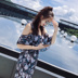 Yi Meishan áo tắm nữ chia nhỏ bảo thủ bụng thon ngực nhỏ tập hợp bikini áo tắm ba mảnh - Bộ đồ bơi hai mảnh áo bơi 2 mảnh Bộ đồ bơi hai mảnh