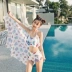 Bộ đồ bơi bikini của phụ nữ ngực nhỏ tụ tập để che bụng thon gọn áo cánh cao của Hàn Quốc - Bikinis áo tắm cao cấp Bikinis