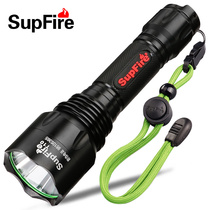 supfire T10 strong light flashlight Rechargeable long-range king riding LED home outdoor T6 light