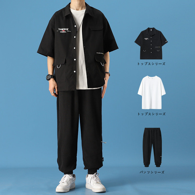 Summer casual work clothes suit men's trend Korean version fashion net red clothes three-piece men's suit with handsome