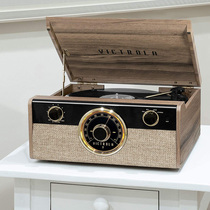 American Victrola Multi-function European vinyl record player Bluetooth audio retro phonograph record player