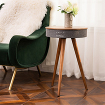 CoolGeek wireless charging mobile phone Bluetooth audio 3D surround subwoofer coffee table solid wood bedside cabinet speaker