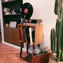 Gramovox Grammy vinyl record storage rack retro gramophone base support tripod record recorder cabinet shelf