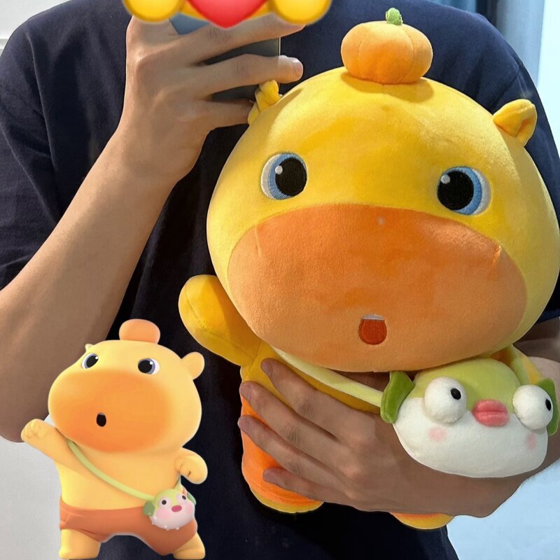 Authentic Pufferfish Capybara Lulu Plush Toy Anime Cute Doll Peripheral Toy Girl's Birthday Gift