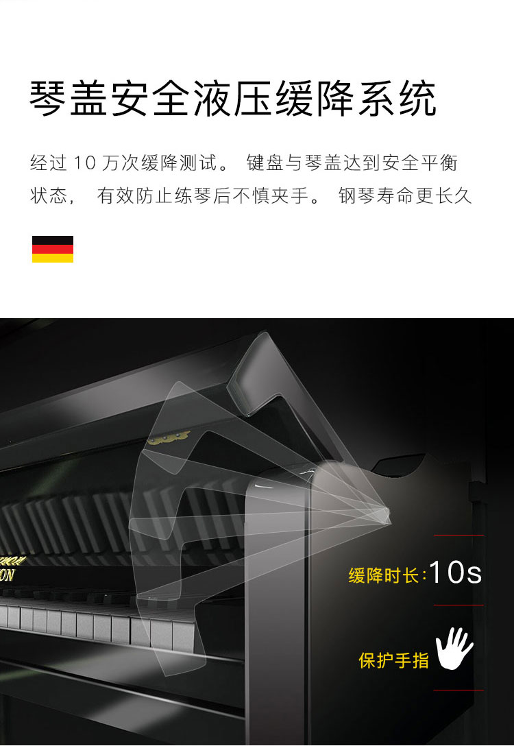 New Harnon Đức grand piano người lớn nhà sinh viên trẻ em chuyên nghiệp chơi 88 phím gp162 cứng nhắc piano yamaha b1