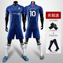 Football suit Football training suit short sleeve set childrens printing number Jersey customization