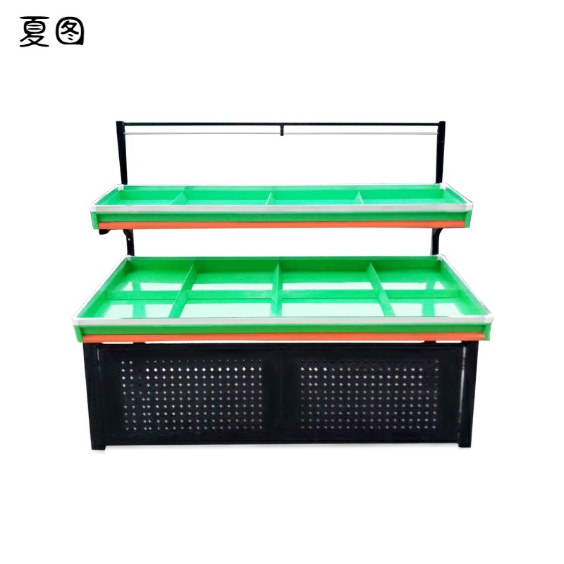 Supermarket fruit shelf display shelf fruit shop vegetable and fruit
