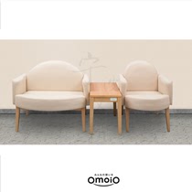 Japan Abexin OmoiO wooden small square table supporting breastfeeding special seat Shopping mall maternal and baby room shelf